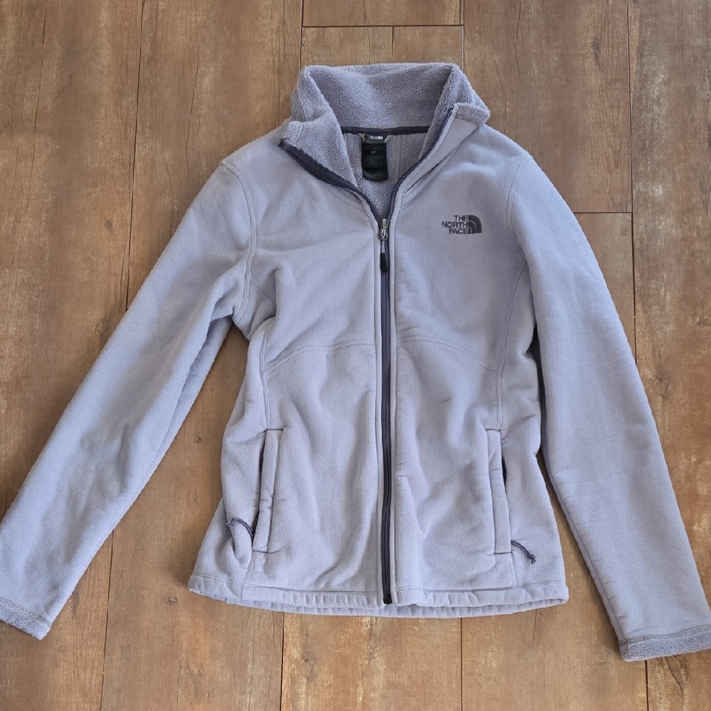 The North Face Light Gray Fleece Jacket